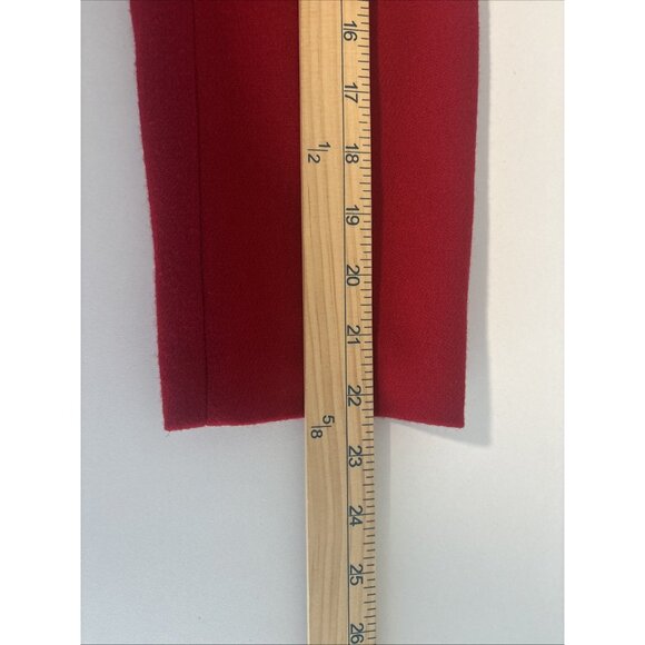 Vintage Koret Red Wool Blazer Womens 16 Lined Jacket Made in Korea Classic Retro - Picture 8 of 11
